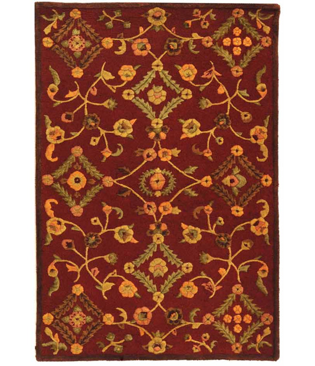 Safavieh Hand Tufted Wool Floral Rug | Wayfair