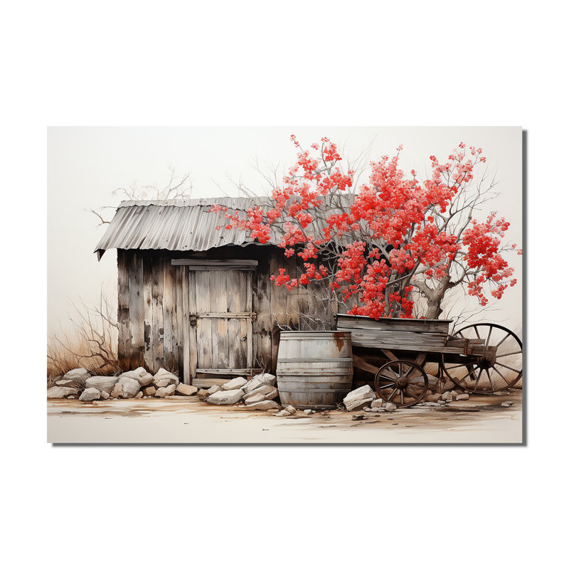 Barn Rustic Elegance II - Barn Canvas Art