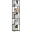 165cm H x 33.5cm W Metal Bookcase