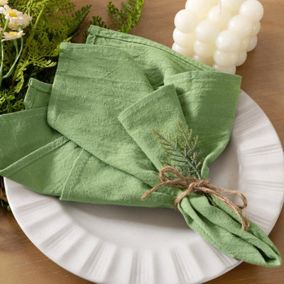 100% Cotton Square Napkin (Set Of 4)