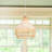 1 Light Rattan Pendant