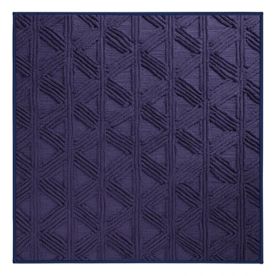 Machine Washable Trellis Purple Area Rug
