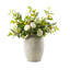 Faux Fruit and White Floral Arrangement