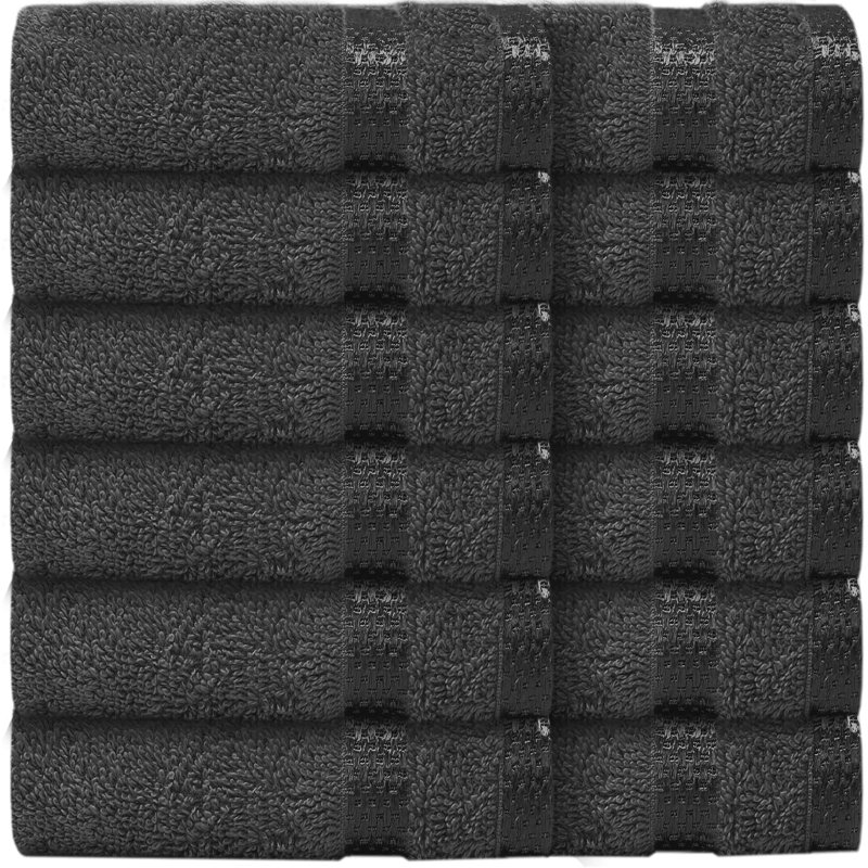 Milven Premium Face Cloth, Black
