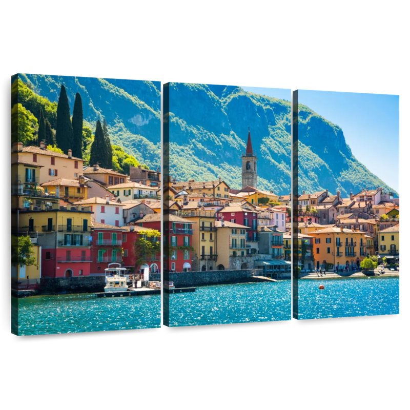 Rorry Varenna Lake, 32" H x 50" W