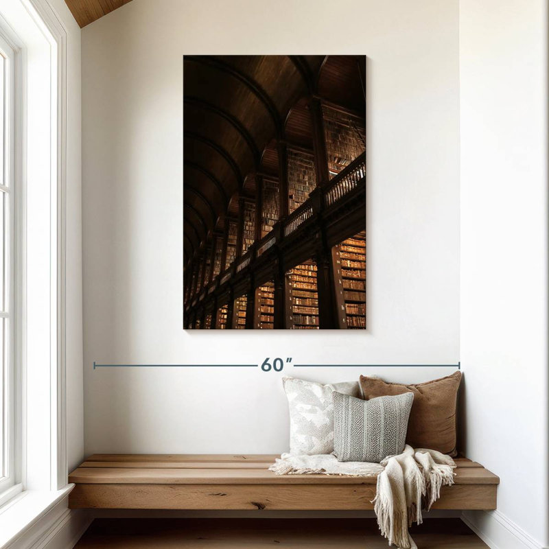 Lilie Trinity College Library, 45" H x 30" W