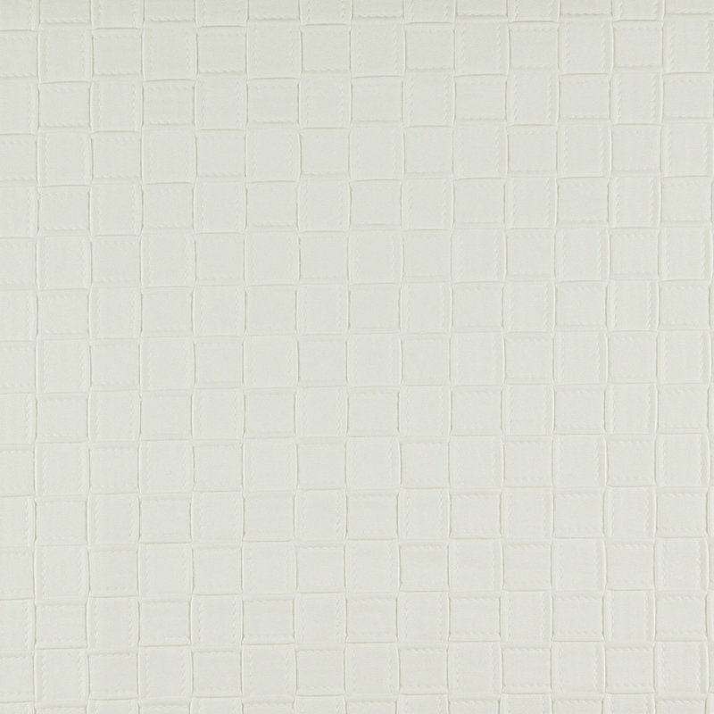 Vinyle tissé panier, Blanc 3