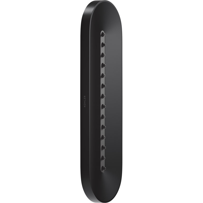 Statement™ Oblong Vichy 2.5 Gpm Body Spray, Matte Black