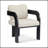 2-Pack Dining Chairs With Pillow Back, Beige Fabric, Solid Wood Frame-1222672702