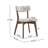 Putnam Upholstered Dining Chairs with Curved Back & Rubberwood Legs -322568965-298005044
