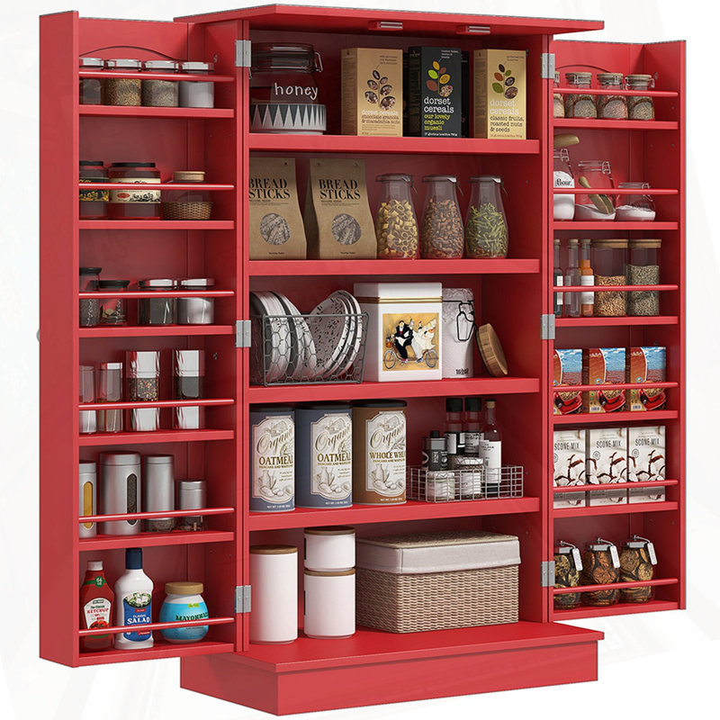 Armoire de rangement 41 po, Rouge