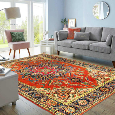 Ampelia One-of-a-Kind Rectangle 6'5'' X 9'5'' Lamb's Wool Area Rug