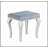 Glam Style Vanity Set With Padded Stool, 8Mm Glass Top, Storage Drawers, And LED-Lit Mirror For Luminous Bedroom Decor