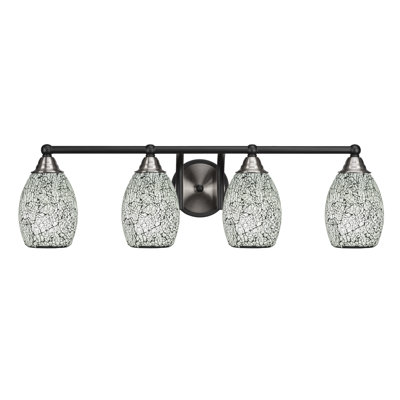 Barre d'éclairage de salle de bain 4 lumières Michell
