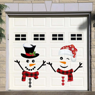 Christmas Magnetic Garage Door Decorations, Removable Holiday Magnets For Cars, Fridges & Indoor Outdoor Use
