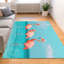 Tapis de couleur terre à motif géométrique abstrait avec motif géométrique pour accent de chambre à coucher ou de salon-1599732834