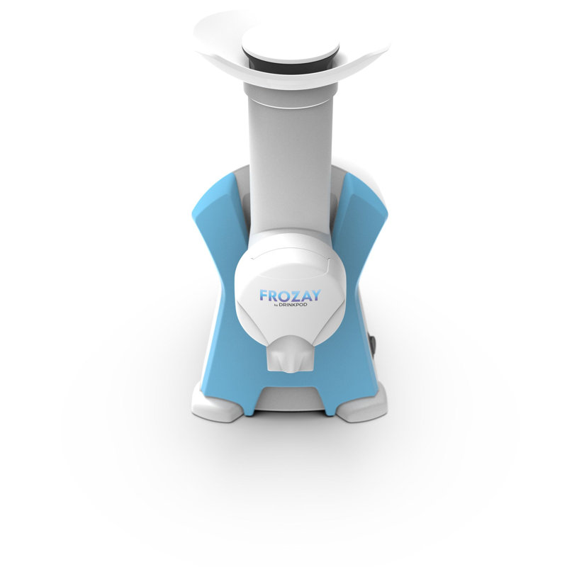 Frozay: Dairy-Free, Vegan Frozen Dessert Maker - Soft Serve Yogurt & Ice Cream, White