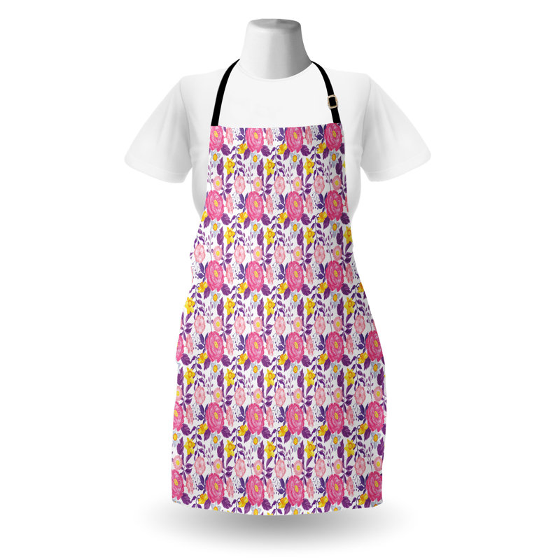 Multicolore, tablier East Garden Home Garden, unisexe, délicates fleurs, taille adulte