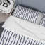 Ensemble de housse de couette en microfibre noir / blanc 3 pièces-88657546