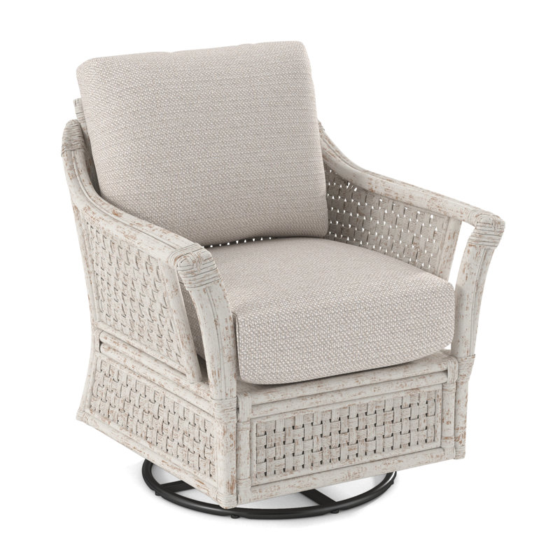Boca Armchair, White Textured Performance; 0865-91, Antique Frost White