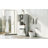 Tall Bathroom Cabinet With Laundry Basket-305203874