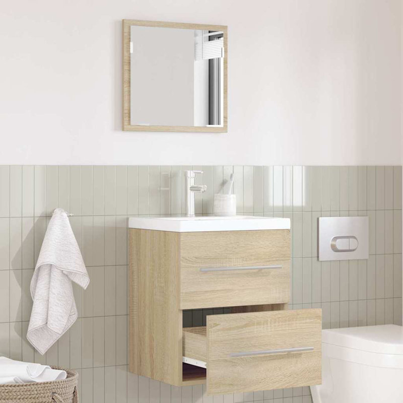 41mm Bathroom Vanity with Basin, Light Natural