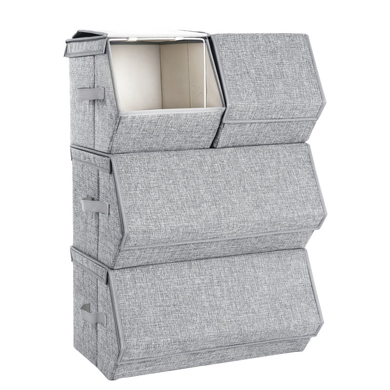 Latitude Run Bettysue Fabric Storage Tub & Tote