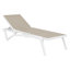 Chaise longue inclinable simple de 76 po de longueur Estas-25754410