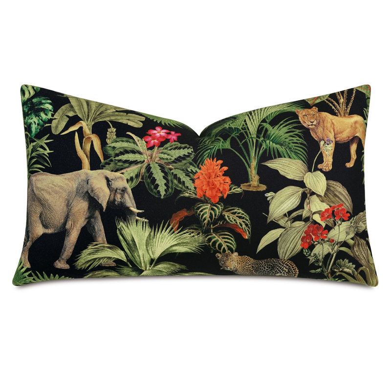 No Decoration Addition Cotton Reversible Throw Pillow