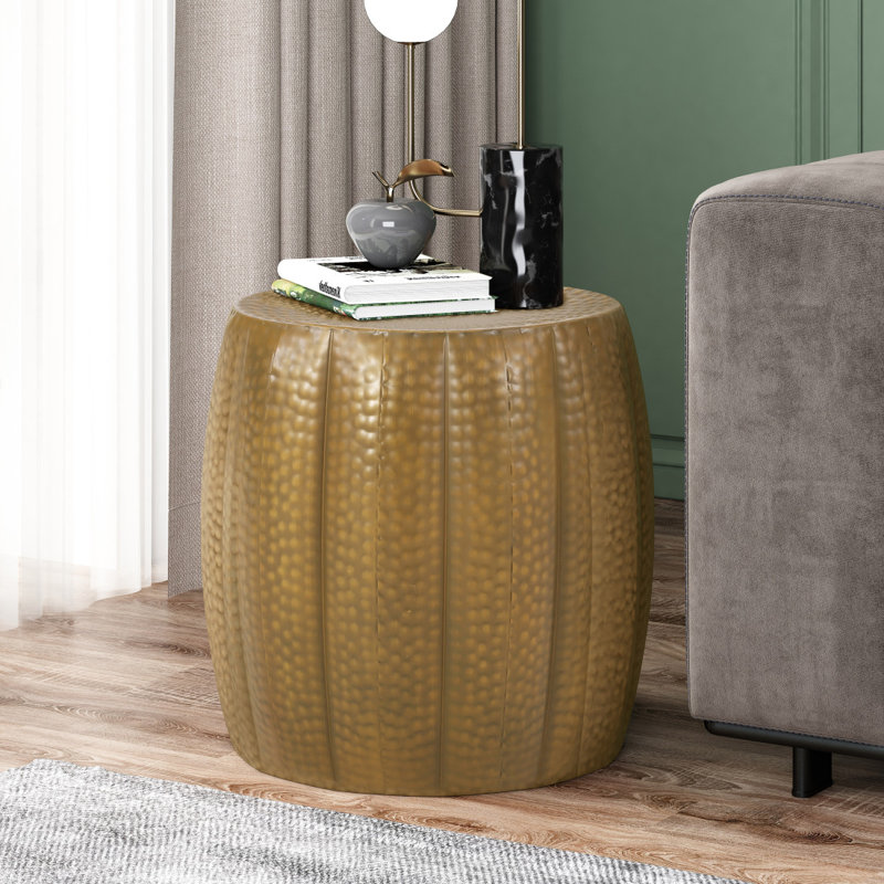 Table de bout Modern, Doré