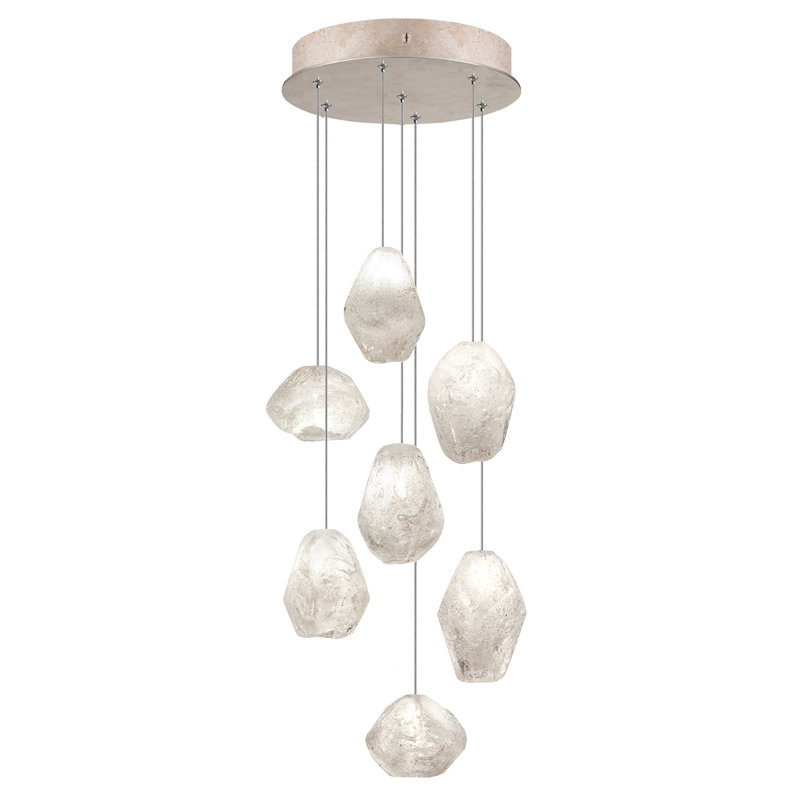 Luminaire suspendu rond 14 po Natural Inspirations, Doré