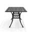 Cheetara Rectangular Metal Outdoor Dining Table With Umbrella Hole , 149.5cm cm W 89cm cm D-1708728766