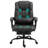 High Back Massage Office Chair With 6 Vibration Points, PU Leather Reclining Computer Chair, Ergonomic Office Chair With Footrest Adjustable Height And Remote