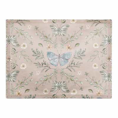 Napperon d'extérieur à motif papillon