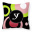  Coussin décoratif lettre 14 "Monogram" Lettre X - Retro-1628940039