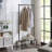 Makaius Durable Compact Rolling Garment Rack with Shelf-1974900330