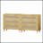 3-Drawers Rattan Storage Cabinet Rattan Drawer (Set Of 2), For Bedroom, Living Room, Dining Room, Hallways-1276145340