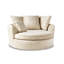 Fauteuil demi-tonneau en polyester de 61 po de largeur Beall-25809636