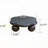Cloud-Shaped Coffee Table with Spherical Legs – Matte Black