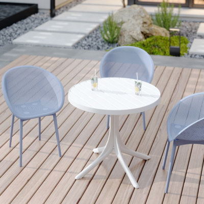 Ensemble de détente ergonomique et confortable en polypropylène pour un usage intérieur / extérieur moderne