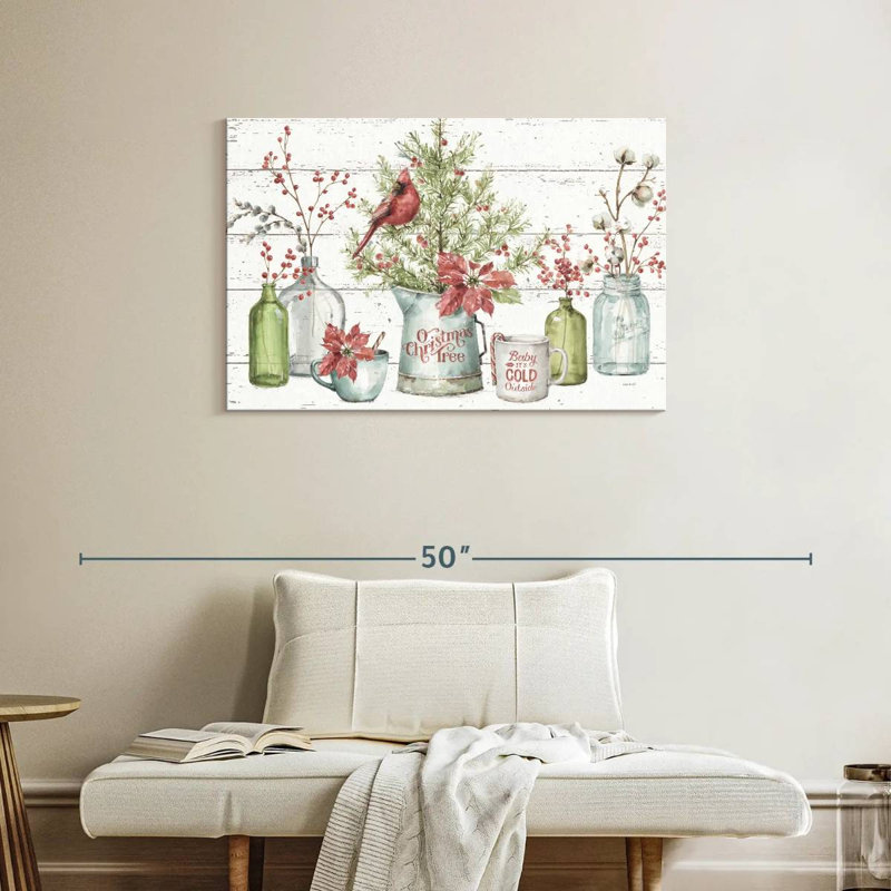 A Christmas Weekend I Shiplap, H 24 po x l 36 po