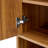 34.6*13.7*43 Inches Multi-Functional Modern Minimalist Walnut-Colored MDF Shoe Cabinet - Perfectly Blends Into Nordic, And Industrial Style Homes-1208331362