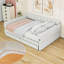 Grand lit plateforme tapissier 2 tiroirs avec ports USB-1097895834