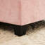 Canapé modulaire en chenille rose de conception ergonomique et confortable pour les chambres à coucher: tissu, siège et mobilier
