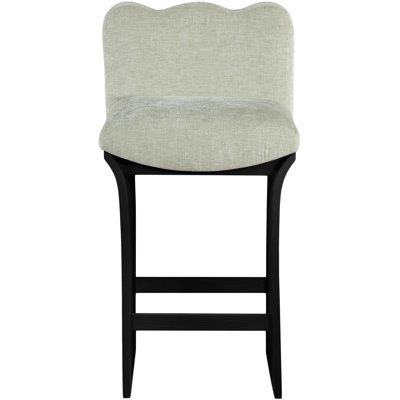 Shaw Cassady Chenille Fabric Upholstered Counter Stool