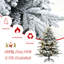 Arbre de Noël enneigé 4,5 pi.-838026508