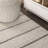 Redrick Minimalist Stripe Cream/Gray Rug-1056912522