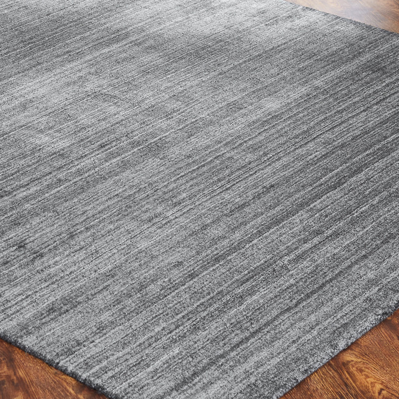 Jami Area Rug in Gray, Rectangle 9'6" x 13'