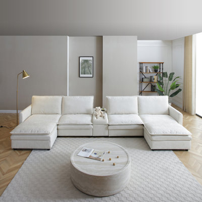 140" U Shaped Couch
