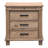 Remy 3-Drawer Nightstand with USB Charger and Pull-Out Beverage Tray-2010044518